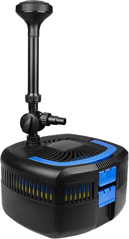ANBULL 1370GPH Pond Filter Pump 57W Variable Frequency Fountain Kit wi