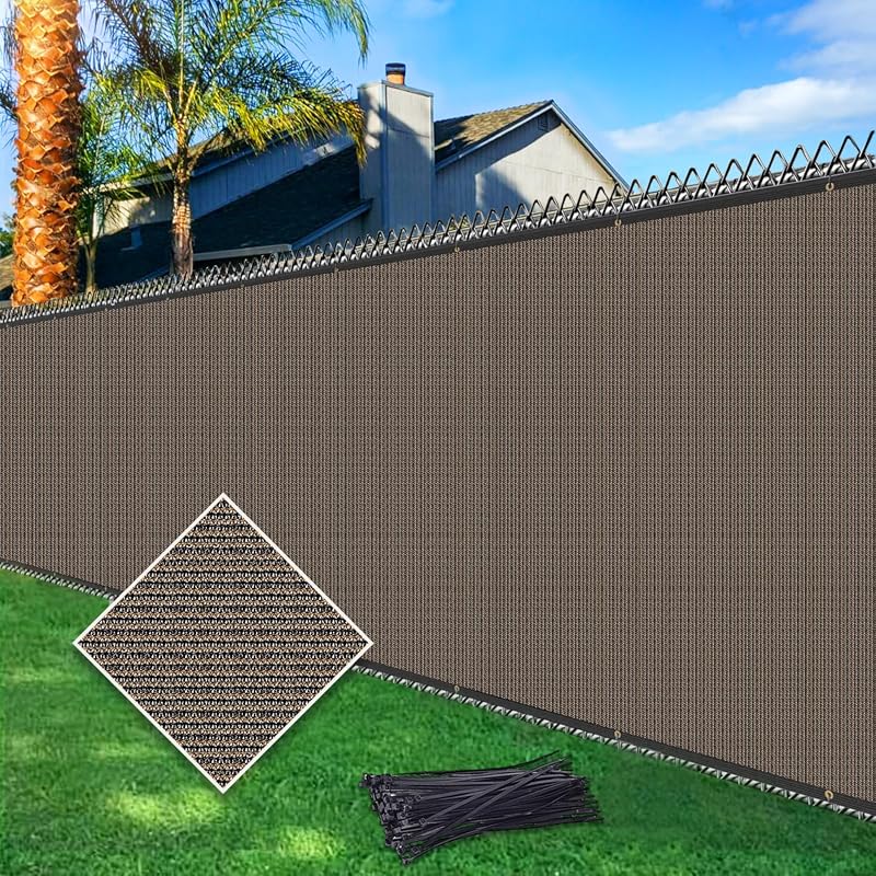 5ftx50ft Fence Privacy Screen Heavy Duty 170 GSM Windscreen & Dustproo