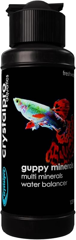 Crystalpro Guppy Minerals Freshwater Aquarium Salt Additive, Improves 
