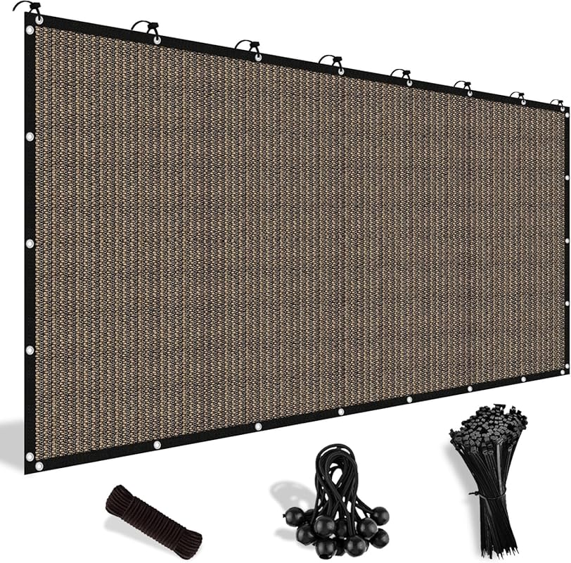 Shade&Beyond 8'x12' 90% Sun Shade Cloth with Grommets - Mesh Tarp Perg