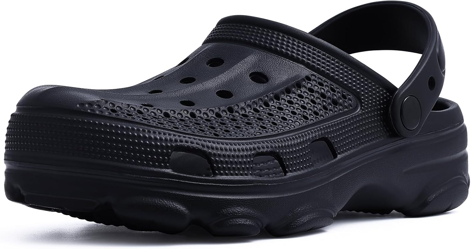 ChayChax Unisex Arch Support Garden Clogs – Slip-On Outdoor Sandals wi
