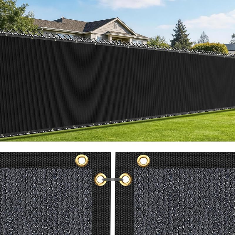 Keten 6x50ft Heavy Duty 170 GSM Privacy Fence Screen with 90% Blockage
