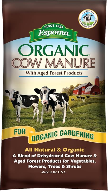 Espoma Organic Cow Manure & Aged Forest Products for Planting Vegetabl