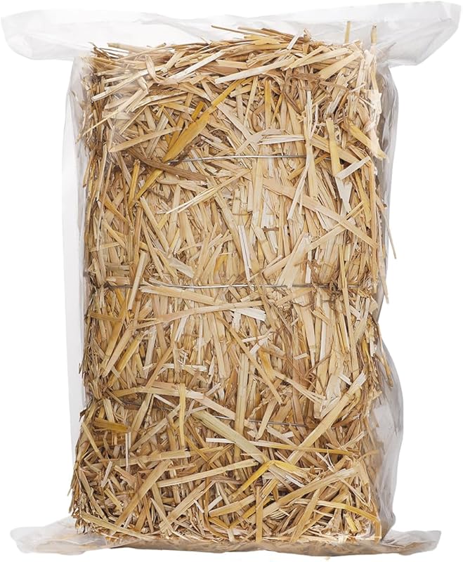Soft Natural Wheat Straw Mulch for Garden Weed Cover, Chicken Coops, P
