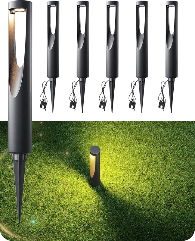 EDISHINE 12V Low Voltage Pathway Lights – 2W, 150LM, 3000K LED, CRI80,