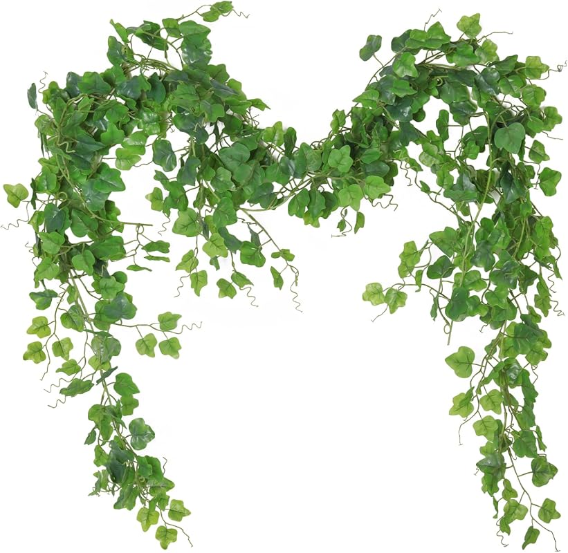 RECUTMS Artificial Vines Ivy Garland 2Pcs 6Ft Fake Hanging Vine Plants