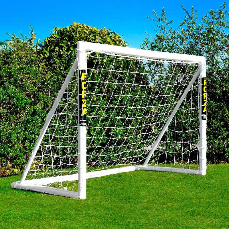 FORZA 6x4ft Kids Soccer Goal - UK-Made Backyard Goal, 2 Min Setup, Unb