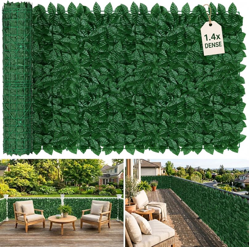 1.4X Denser Artificial Ivy Privacy Fence 120