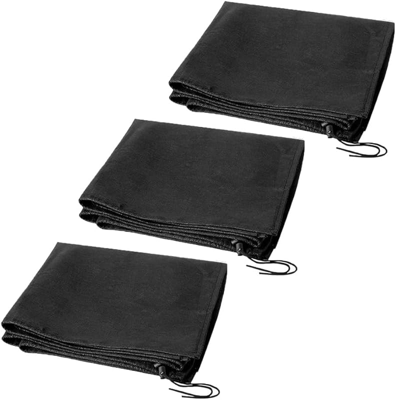 City Pickers 3-Pack 20x24in Breathable Replacement Black Mulch Cover w
