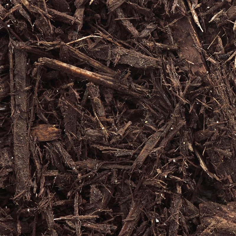 GARDENWISE Premium Brown Wood Mulch, 1 CF, for Landscaping, Gardens, L