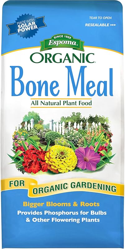 Espoma Organic Bone Meal Fertilizer 4-12-0, Natural Plant Food for Bul