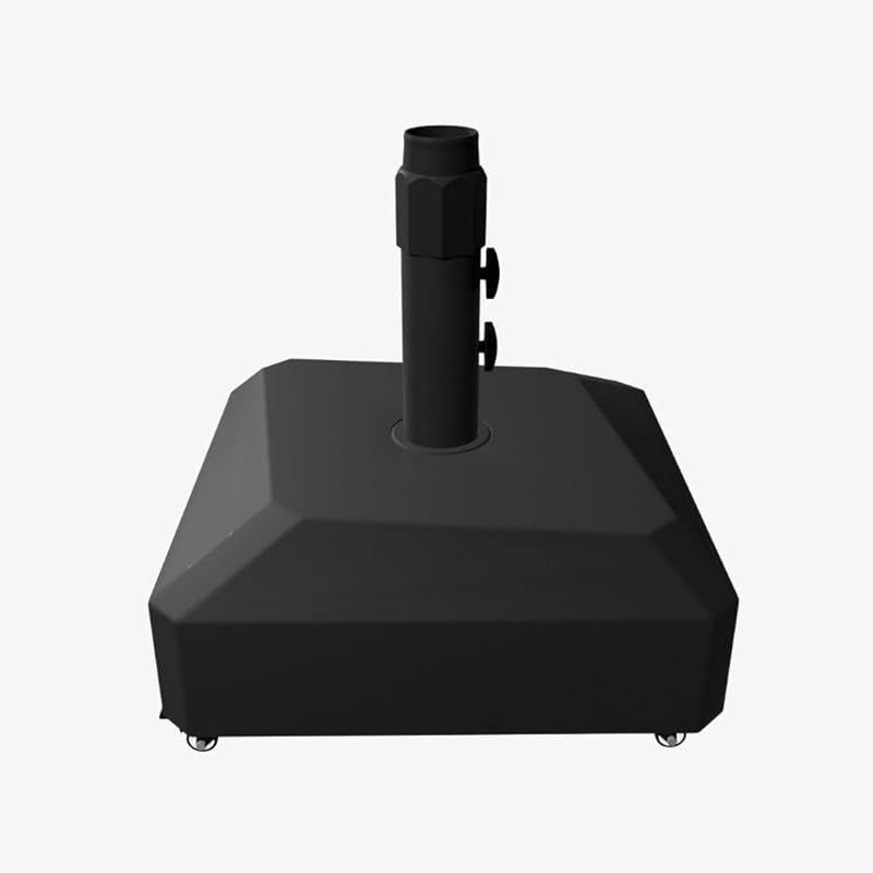 Mobile 123 lb Fillable HDPE Patio Umbrella Base with Wheels & Locking