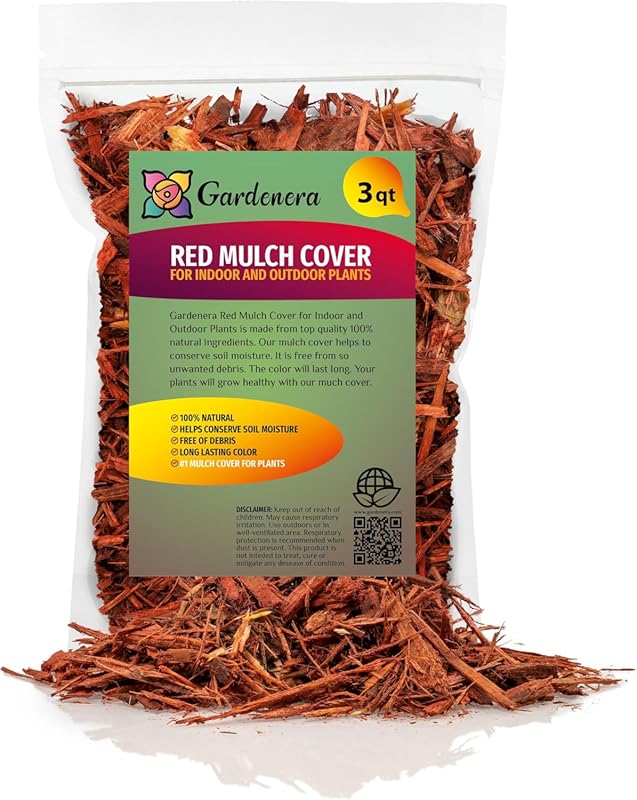 Premium Red Mulch for Striking & Eye-Catching Garden Design and Landsc