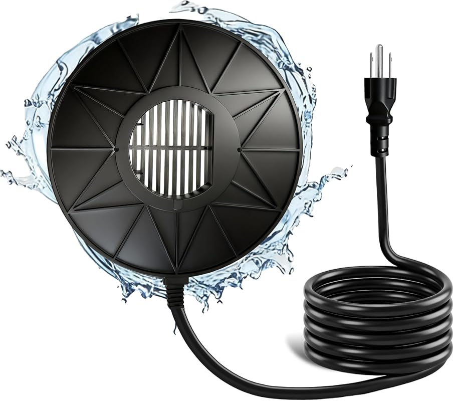 Bird Bath Heater, 70W De-Icer Submergible Deicer Birdbath Water Heater
