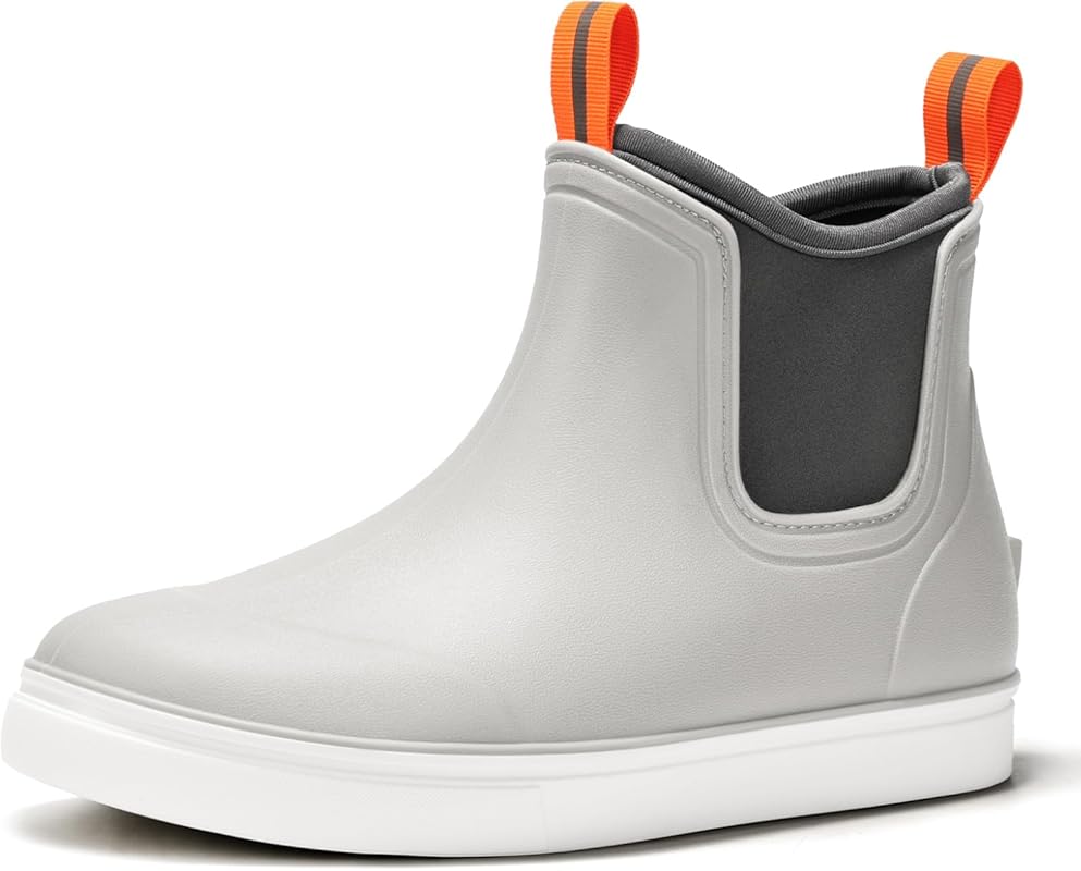 Women's Waterproof Ankle Deck Boots, Anti-Slip Lightweight & Comfortab
