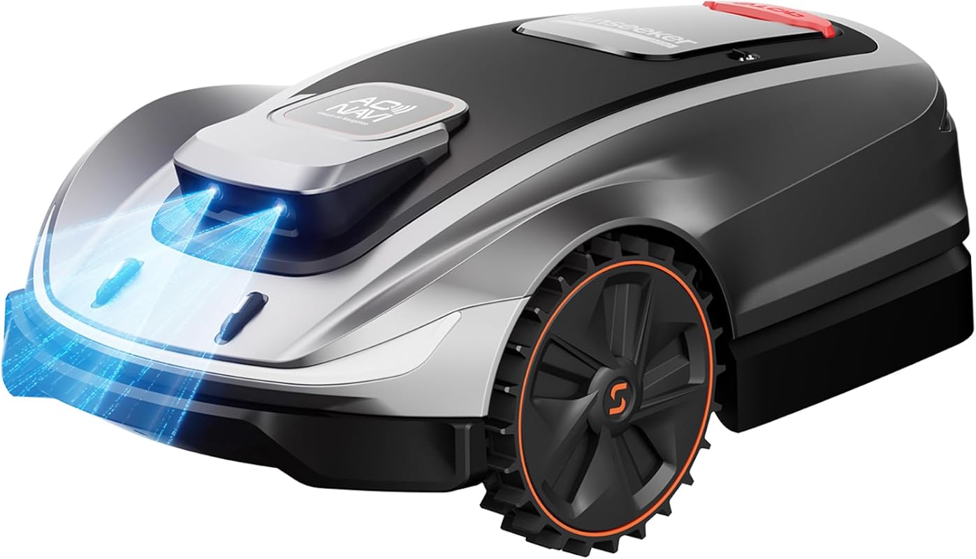 Sunseeker X5 AWD Robot Lawn Mower with RTK Vision Navigation, AI Obsta