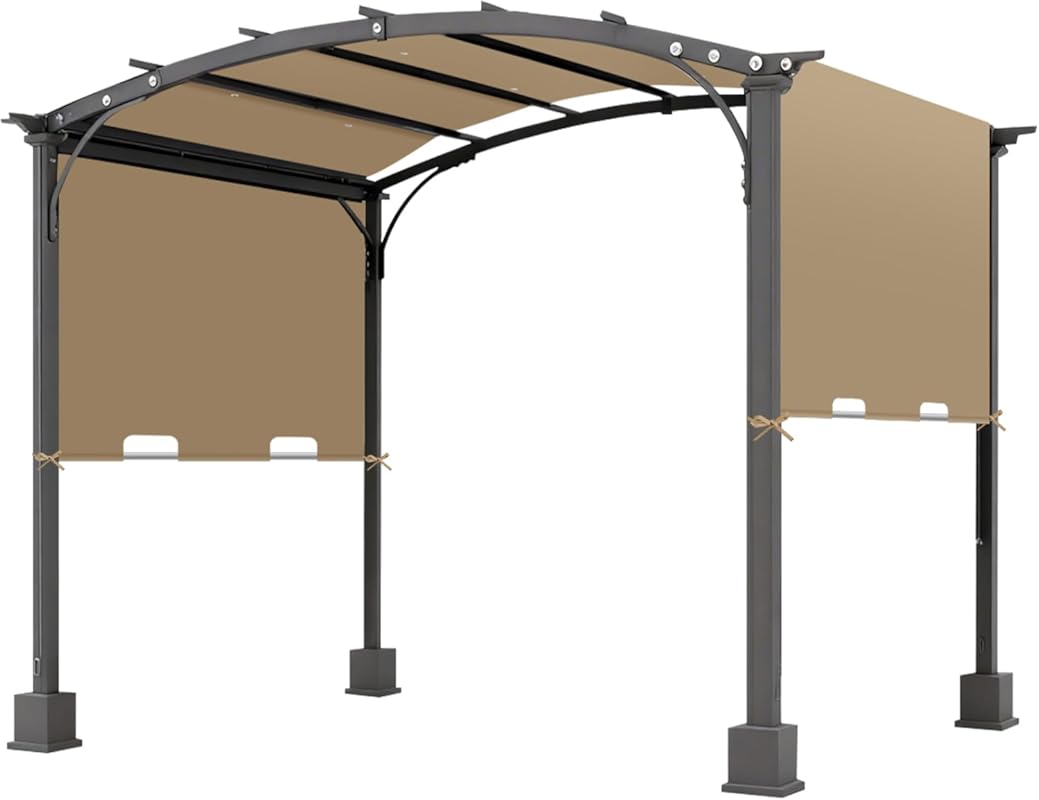85''x208'' Khaki Universal Pergola Replacement Cover for Doubleton L-P
