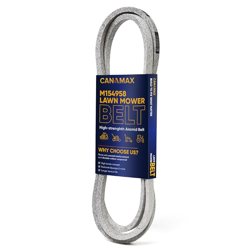 Upgraded 2026 M154958 Mower Deck Belt for 48 Inch Decks Aramid Cord