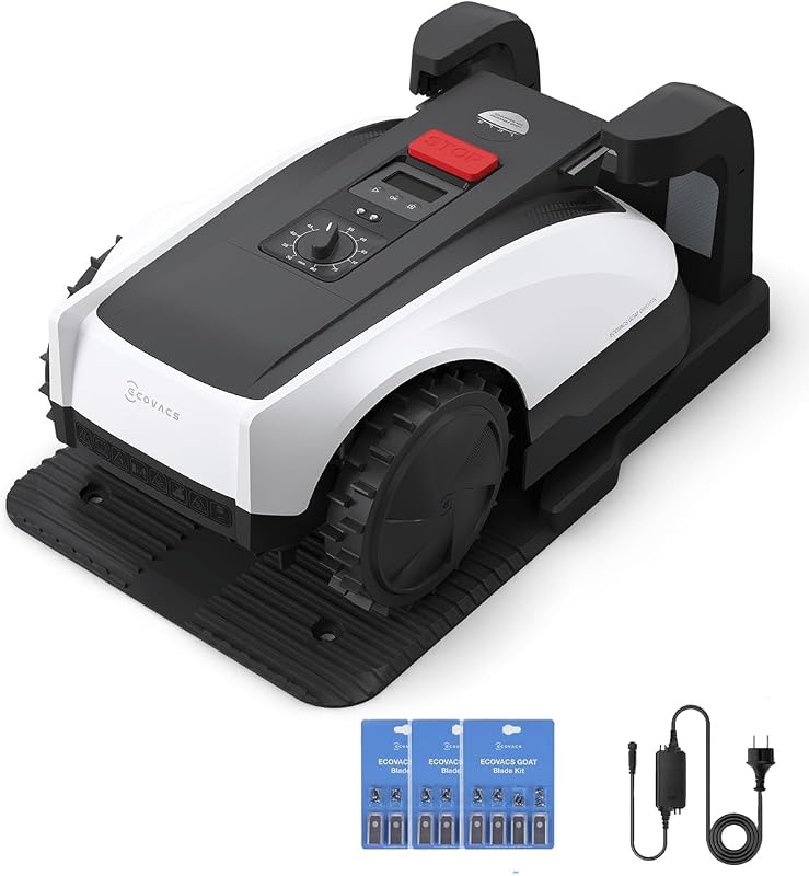 ECOVACS Goat O1000 RTK Robotic Lawn Mower with Smart Navigation and Ex