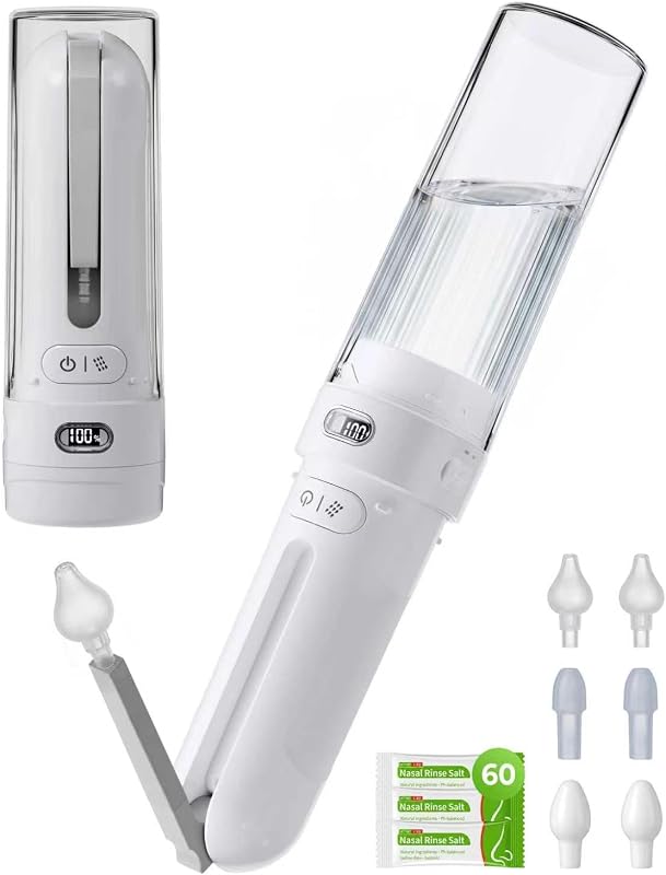 Rechargeable Nasal Irrigation System with LED Display and Three Pressu