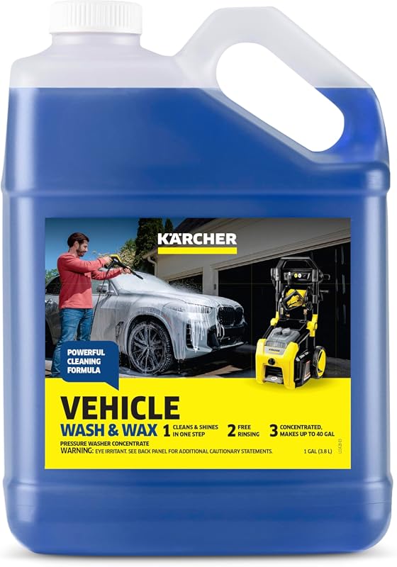 Kärcher Concentrated Vehicle Wash and Wax Pressure Washer Detergent, C