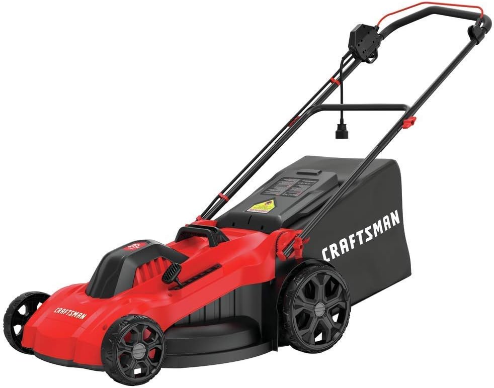 CRAFTSMAN CMEMW213 20-Inch Corded Electric Lawn Mower with 13-AMP Moto