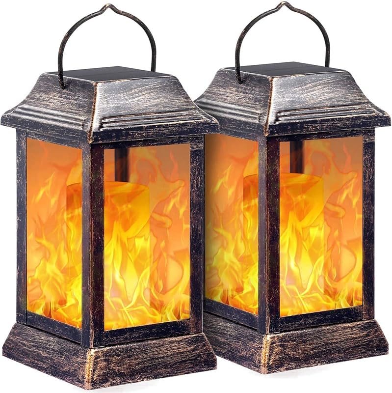 TomCare Solar Flame Lantern