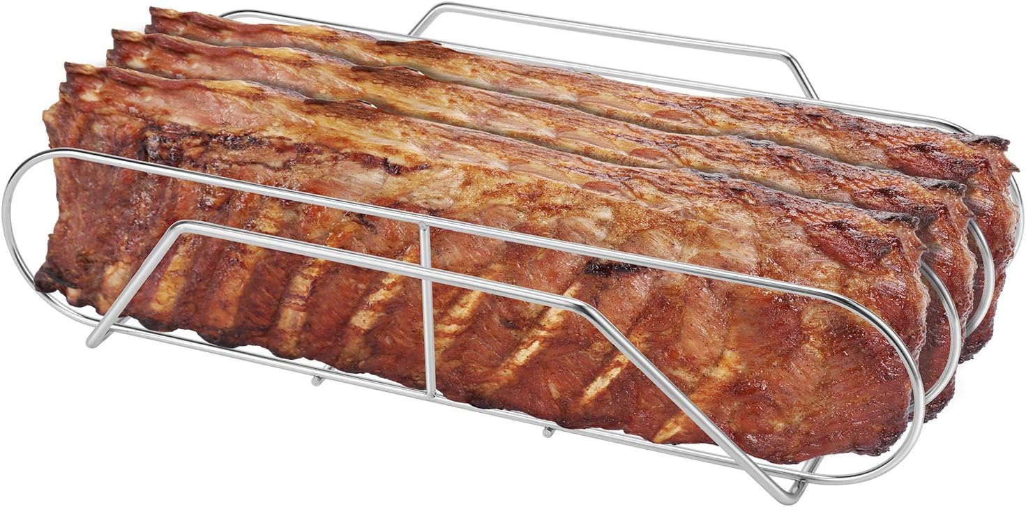 Extra Long Stainless Steel Rib Rack