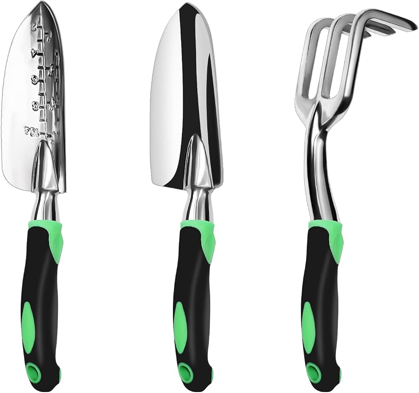 3 Piece Heavy Duty Aluminum Garden Tool Set