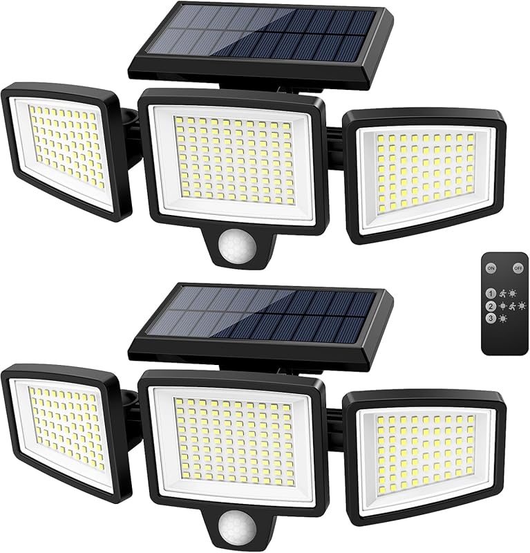 Tuffenough 2500 Lumen 210 LED Security Lights with Motion Sensor, 270°