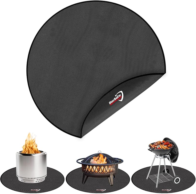 DocSafe 48-Inch Round Fire Pit Mat