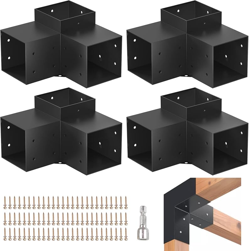 TOCRETOARE 3-Way Pergola Bracket Kit