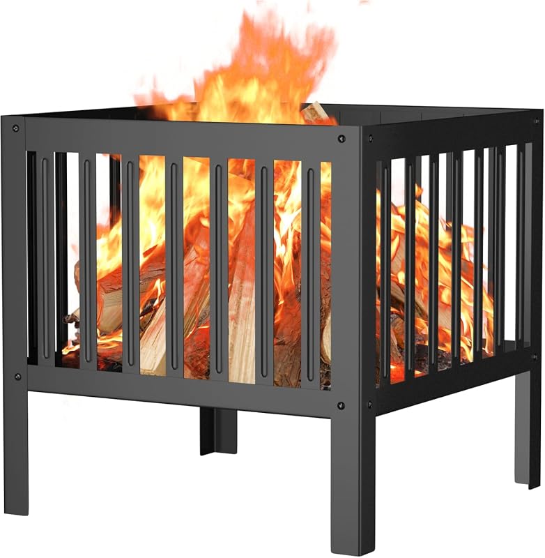 Square Steel Fire Pit