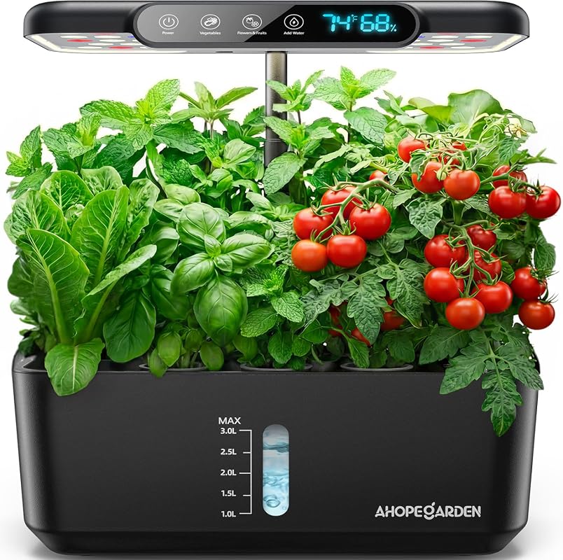 Ahopegarden 10-Pod Indoor Hydroponics Growing System