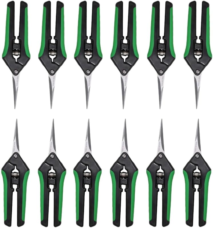 LDK 12 Pack Curved Blade Hand Pruner – High Efficiency Gardening Snip
