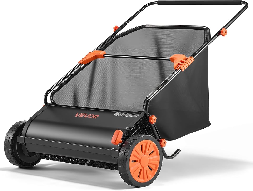 VEVOR 30-Inch Push Lawn Sweeper