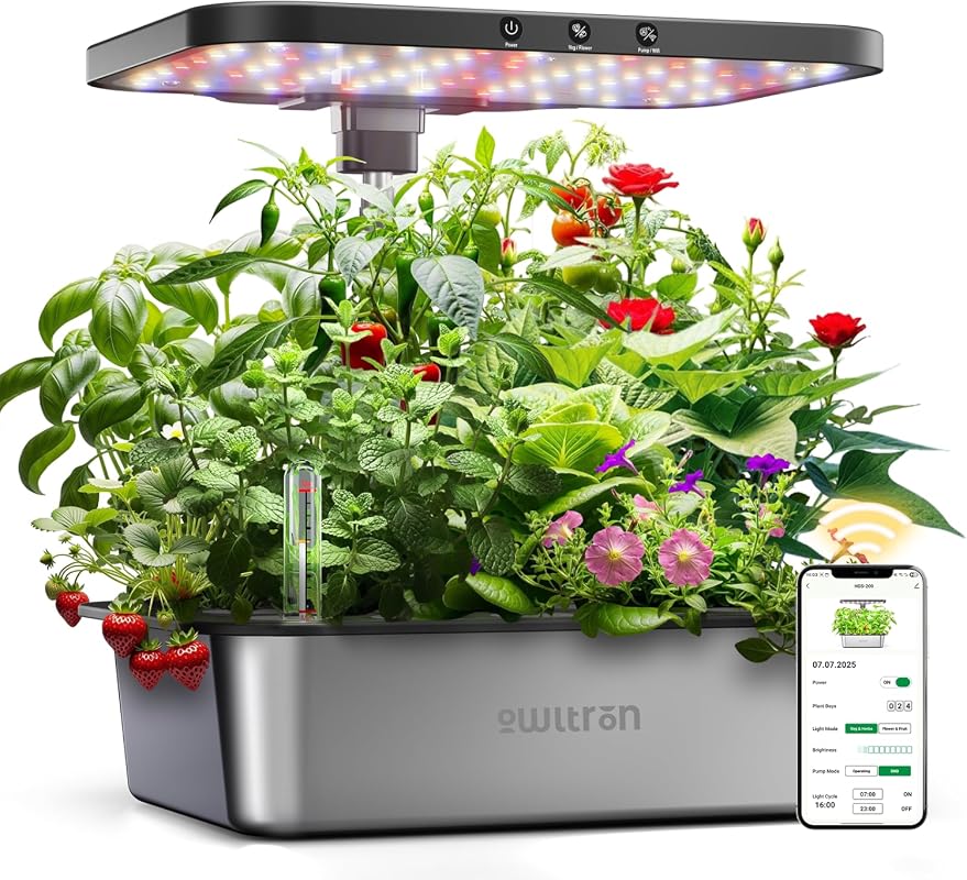 Owltron 15-Pod Smart Indoor Hydroponics Growing System