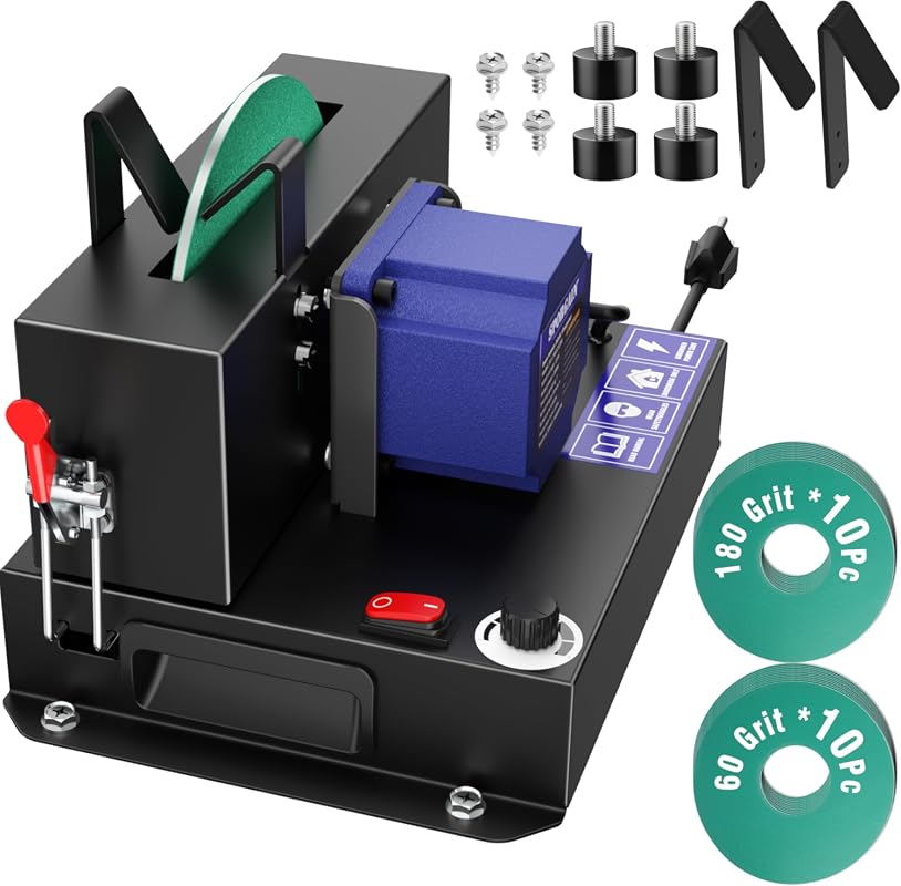 SporGain 3000RPM Brushless Lawn Mower Blade Sharpener