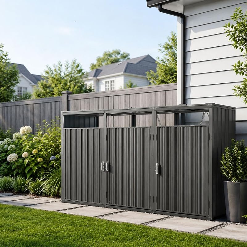 3-Bin Shed