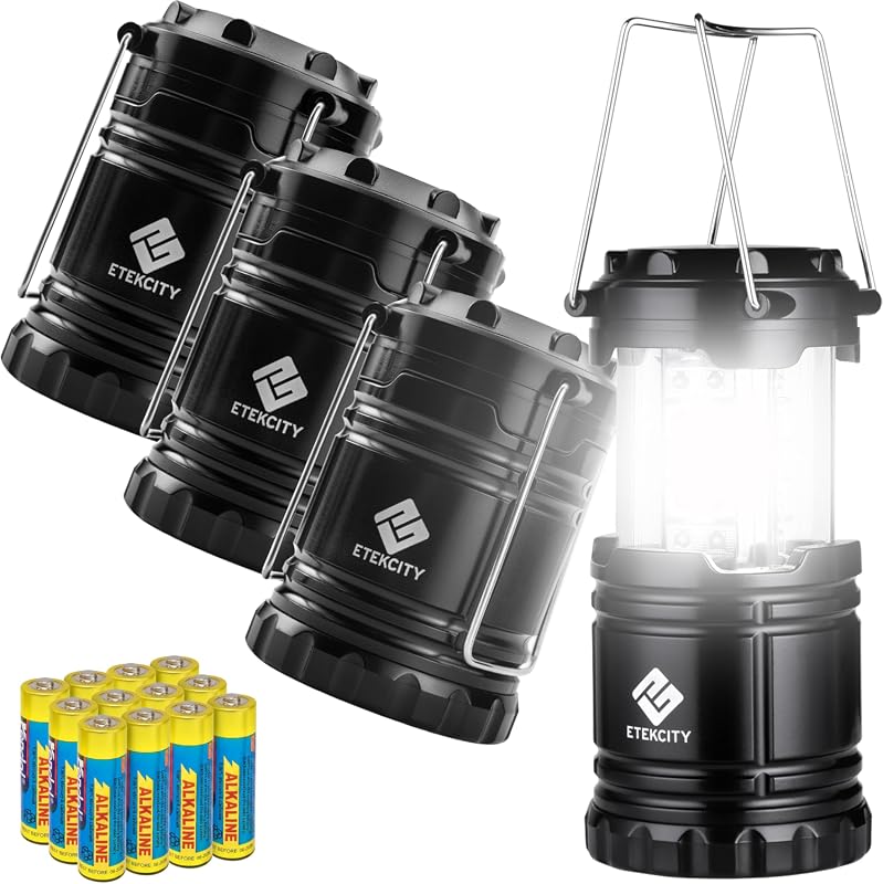 Etekcity LED Camping Lanterns 4-Pack