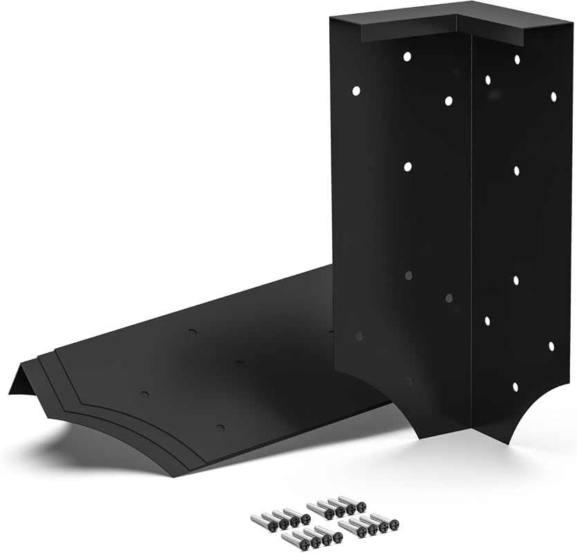 Heavy Duty Raised Garden Bed Corner Brackets with Securing Lip for 2x1