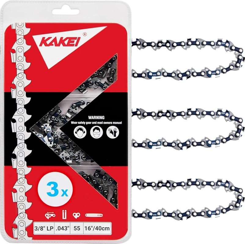 KAKEI 16 Inch Semi Chisel Chainsaw Chain