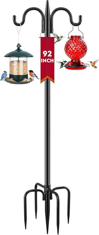 Gtongoko 92-Inch Double Shepherd Hook