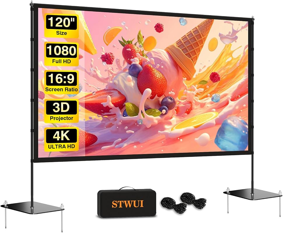 120 Inch Portable Projector Screen