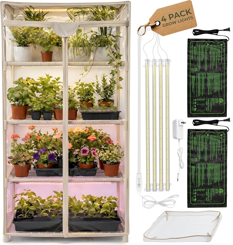 CARPATHEN 4-Tier Indoor Greenhouse