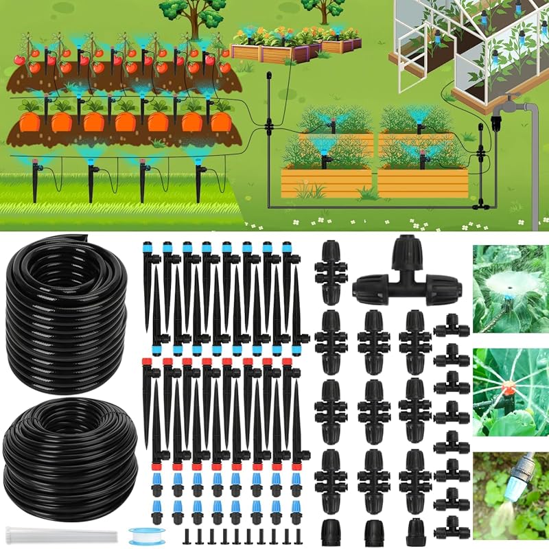 250FT Micro Drip Irrigation System