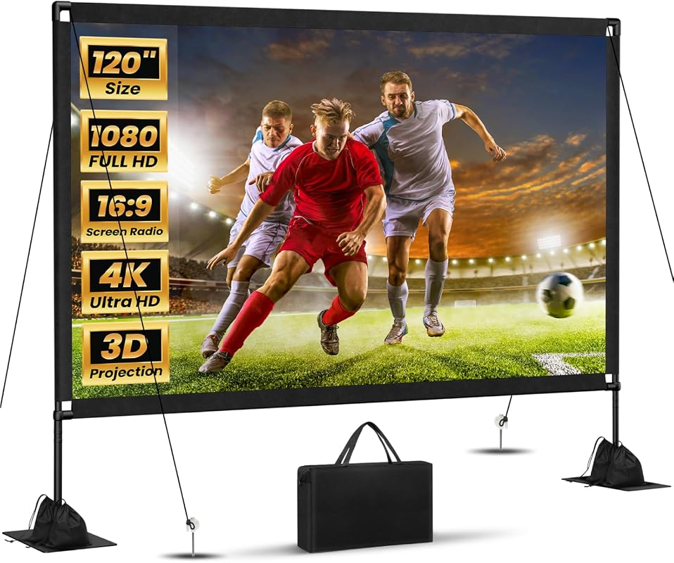 120 Inch Portable Projector Screen
