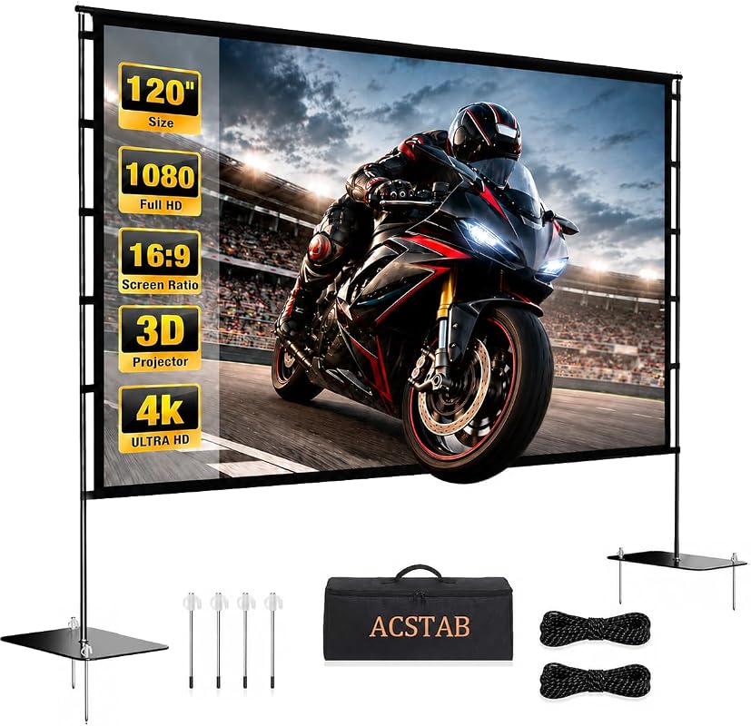 5 Best Backyard Projector Screens for a Professional Outdoor Cinema Experience