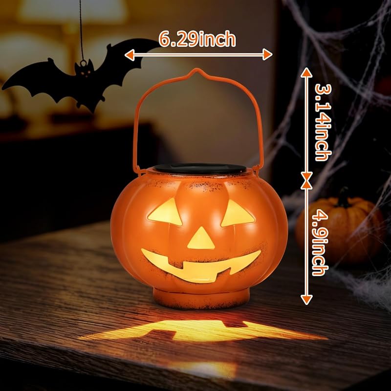 Solar Halloween Pumpkin Lanterns
