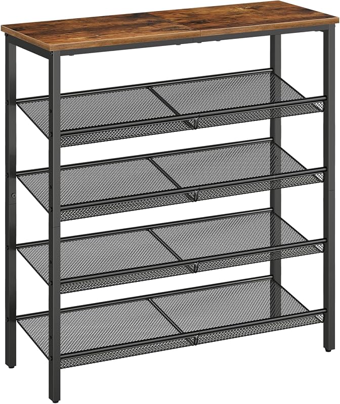 5 Best Industrial Shoe Racks for a Stylish and Organized Entryway